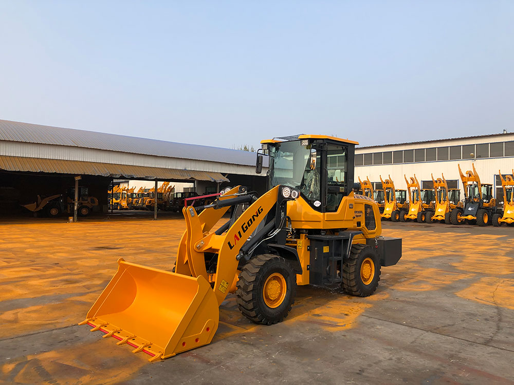LG928 1.6Ton Machine Mini Articulated Wheel Loader With Snow Plow